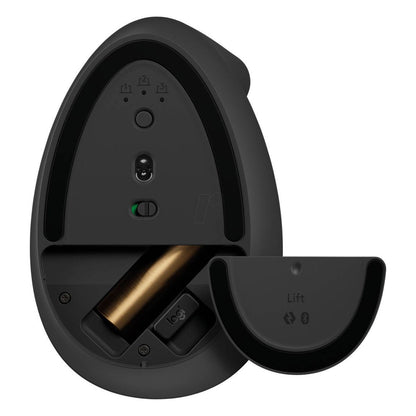 Logitech Lift Vertical Ergonomic Mouse | 4000 DPI | Logi Bolt USB Receiver | Quiet Clicks | Smart Wheel | 10m Range | Graphite | 910-006473