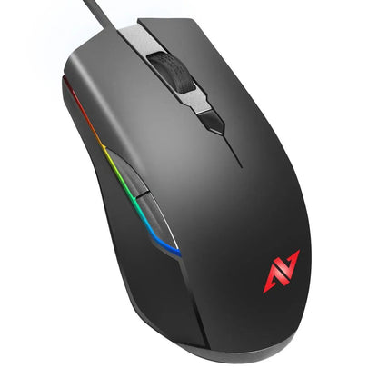 Abkoncore A900 Gaming Mouse (MUS-036) – High Precision Optical Sensor, RGB Lighting, Ergonomic Design