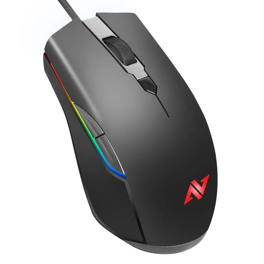 Abkoncore A900 Gaming Mouse (MUS-036) – High Precision Optical Sensor, RGB Lighting, Ergonomic Design