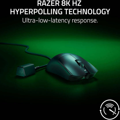 Razer Viper V3 Pro Wireless/Wired Gaming Black Mouse RZ01-05120100-R3G1, 54g Lightweight Design, 35K Gen 2 DPI Optical Sensor, Up To 95H Battery Life, Optical Mouse Switches Gen 3, Black