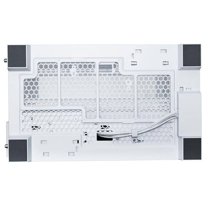 Lian Li O11D EVO RGB E-ATX Dual Chamber Gaming Case, ARGB Lighting, 420mm Radiator Support, Tempered Glass, White | G99.O11DERGBW.00