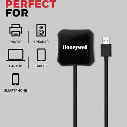 Honeywell Momentum Port 4-1 USB 3.0 Hub,Transmission Speed 5GBPS,Universally Compatible with All USB PC,Laptop, Speaker, Mobile, Pen Drive, Hard Drive, Keyboard Printer