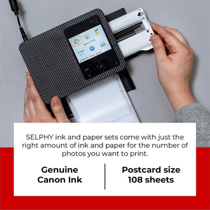 Canon RP-108 Color Ink + 100 x 148 mm Paper Set, 108 Sheets