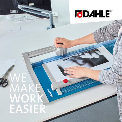 Dahle 552 Rotary Trimmer 2020 Model | Up to 20 Sheets | DIN A3 | Blue | DHL 00552-15001