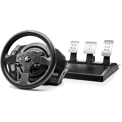 Thrustmaster T300 RS GT Racing Wheel for PS5 and PC, 1080° Wheel Turn, Brushless Motor, Dual Belt System, Magnetic Technology, T3PA-GT Pedals, Black | TM-WHL-T300RS-GT
