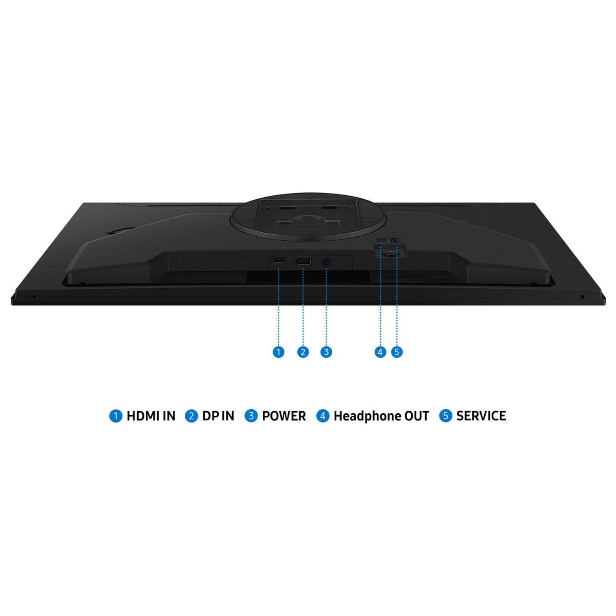 Samsung Odyssey G5 G50F Gaming Monitor, 27" IPS Display, QHD Resolution, 180Hz Refresh Rate, 1ms (GtG) Response Time, AMD FreeSync & G-Sync Compatible, 16.7m Color Support