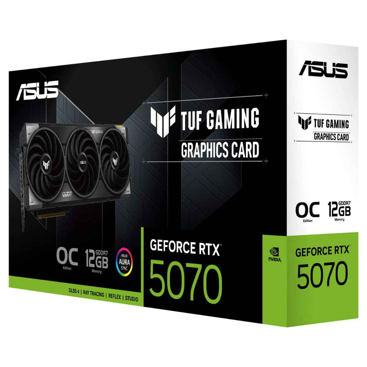 ASUS TUF Gaming GeForce RTX 5070 OC Edition Graphics Card – 12GB GDDR7, PCIe 5.0, High-Performance Gaming GPU