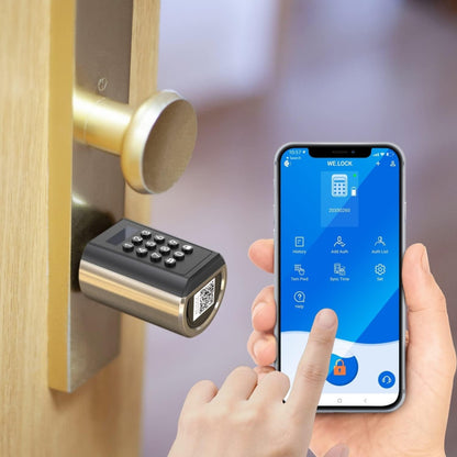 WELOCK PCB41 Smart Keypad Door Lock – Password &amp; RFID Electronic Smart Lock, Bluetooth App Control, Keyless Entry, Black | PCB41