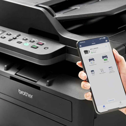 Brother DCP-L2640DW Compact Mono Laser Multi-Function Printer, Print, Scan, Copy, Up to 34/36 ppm (A4/LTR) Print Speed, 1200 x 1200 dpi Resolution, 2 Lines LCD Display, Black | DCP-L2640DW