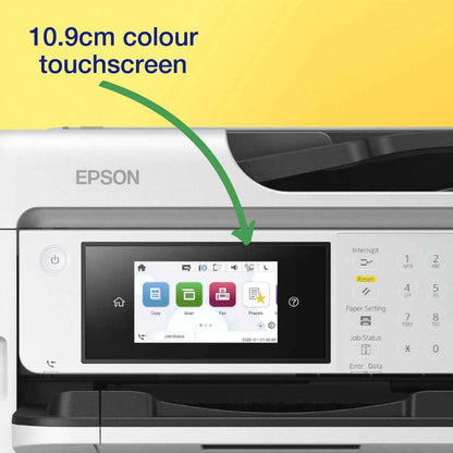 EPSON WorkForce Pro WF-C5890DWF All-in-One Inkjet Printer – Print, Scan, Copy, Fax, 34 ppm, 1200 × 2400 dpi, WiFi, Ethernet, Duplex Printing | C11CK23402BY