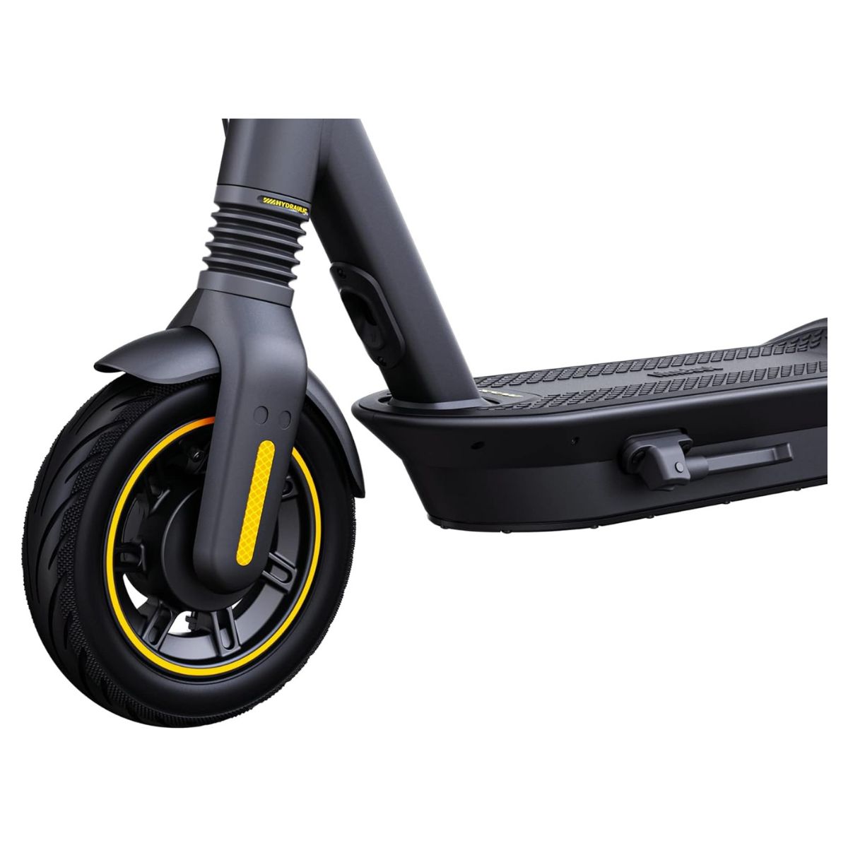 Ninebot KickScooter Max G2 Powered by Segway, Up to 50km Range, Hydraulic Front Suspension, Dual Rear Suspension, Self-Sealing Tubeless Tyres, Black