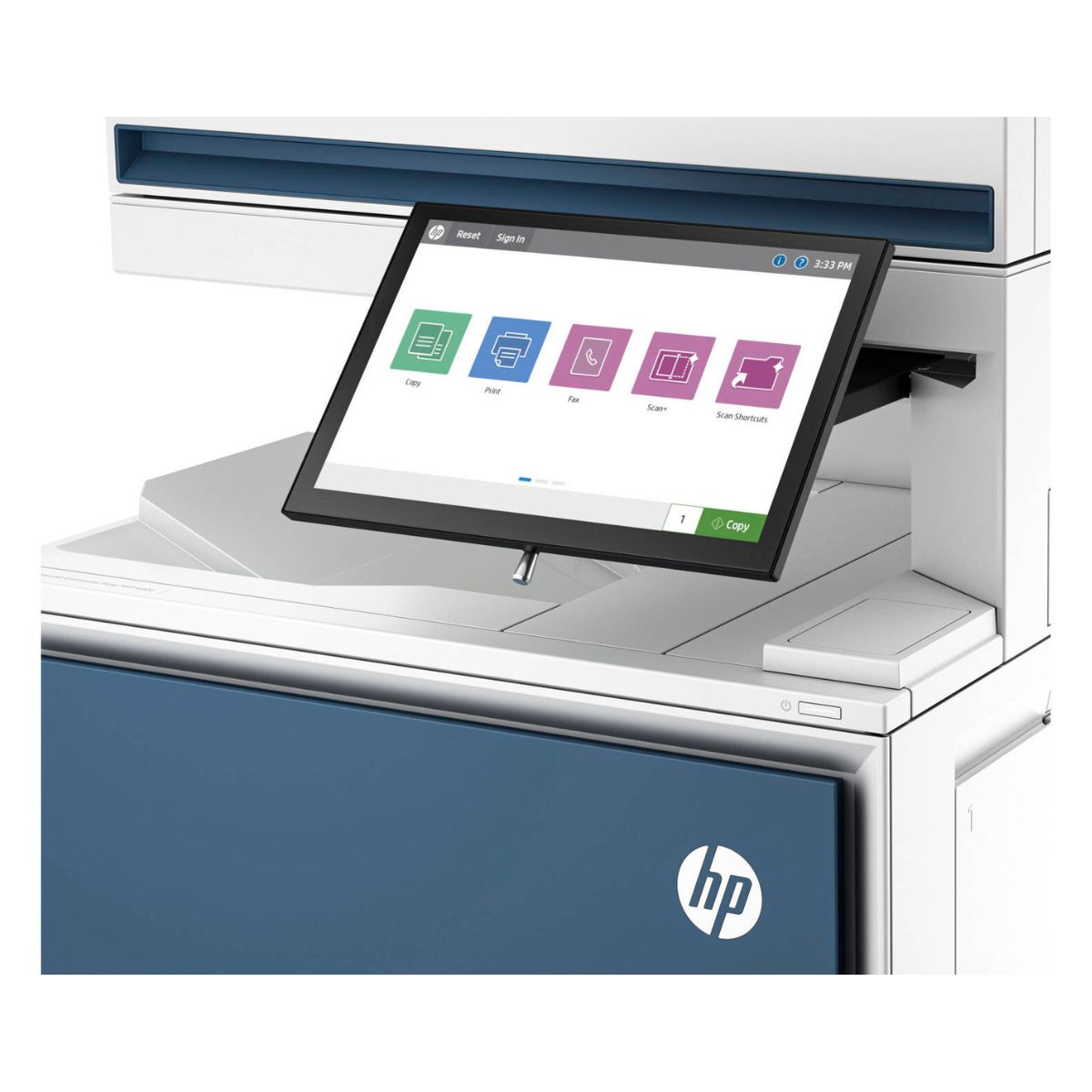 HP Color Enterprise Flow MFP 6800zf LaserJet Printer | Up to 55 PPM | Up to 1200 x 1200 DPI | 10.1" Color Touch Display | ADF | Up to 500 Sheets Output | 6QN36A