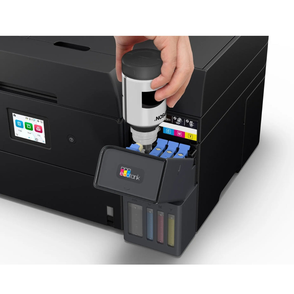 Epson EcoTank L6390 Wireless All-In-One Inkjet Printer – PrecisionCore Print Head, 4800 × 1200 DPI, Duplex Printing, WiFi, ADF, Black | C11CL40407