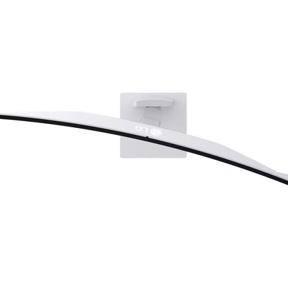 LG UltraWide Curved Monitor, 49" Nano IPS Display, Dual QHD Resolution, 144Hz Refresh Rate, 1ms (MBR) Refresh Rate, Black Stabilizer, HDR 400, Game Mode, Crosshair, White