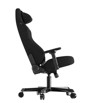 DXRacer Tank Series Gaming Chair | XXL Size | Woven Fabric Upholstery | 4D Adjustable Armrests | Magnetic Headrest & Lumbar Support | 90°–135° Reclining Backrest | Class 4 Hydraulics | Black / Gray