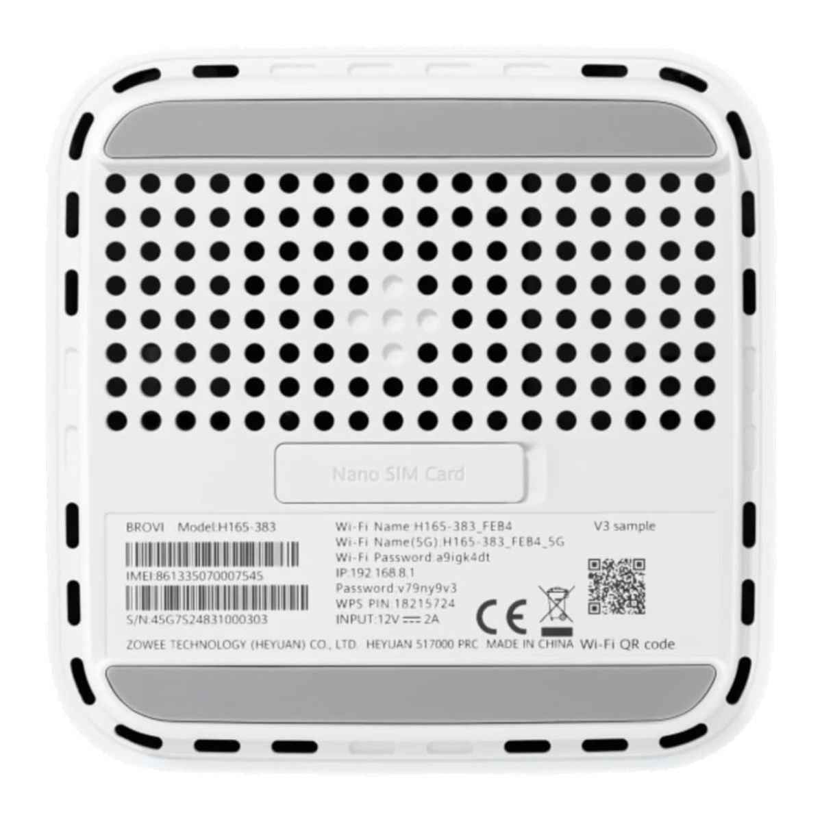 Brovi 5G CPE 6 H165 – 5G-A SIM Router, Wi-Fi 7 BE3600, 11.7Gbps, 2.5G LAN/WAN