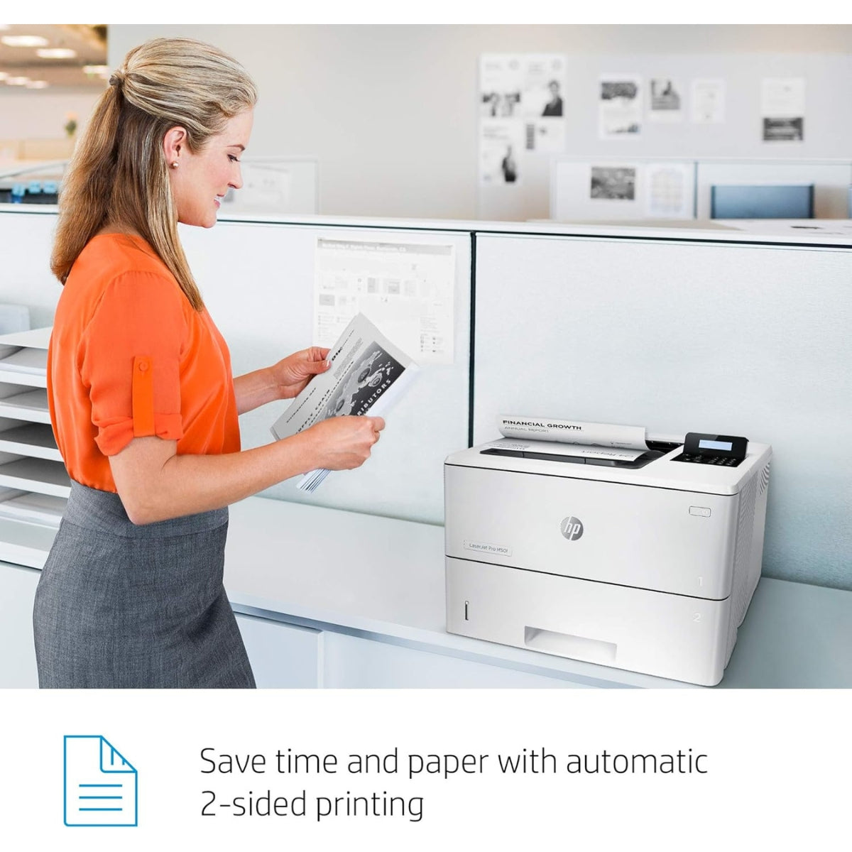 HP LaserJet Pro M501dn – Fast &amp; Reliable Monochrome Laser Printer for Office Use