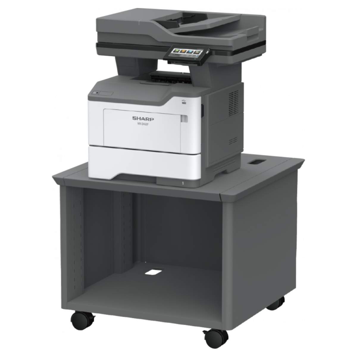 Sharp MXB468F A4 Monochrome B/W Multifunction Printer Copy Print Scan Fax, 44ppm, 1200 dpi