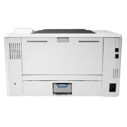 HP LaserJet Pro 404dw A4 Laser Printer, LCD Display, Up to 40ppm Print Speed, 1200x1200 dpi Resolution, Up to 80000 Pages Duty Cycle, USB,Ethernet,Wi-Fi, White | W1A56A