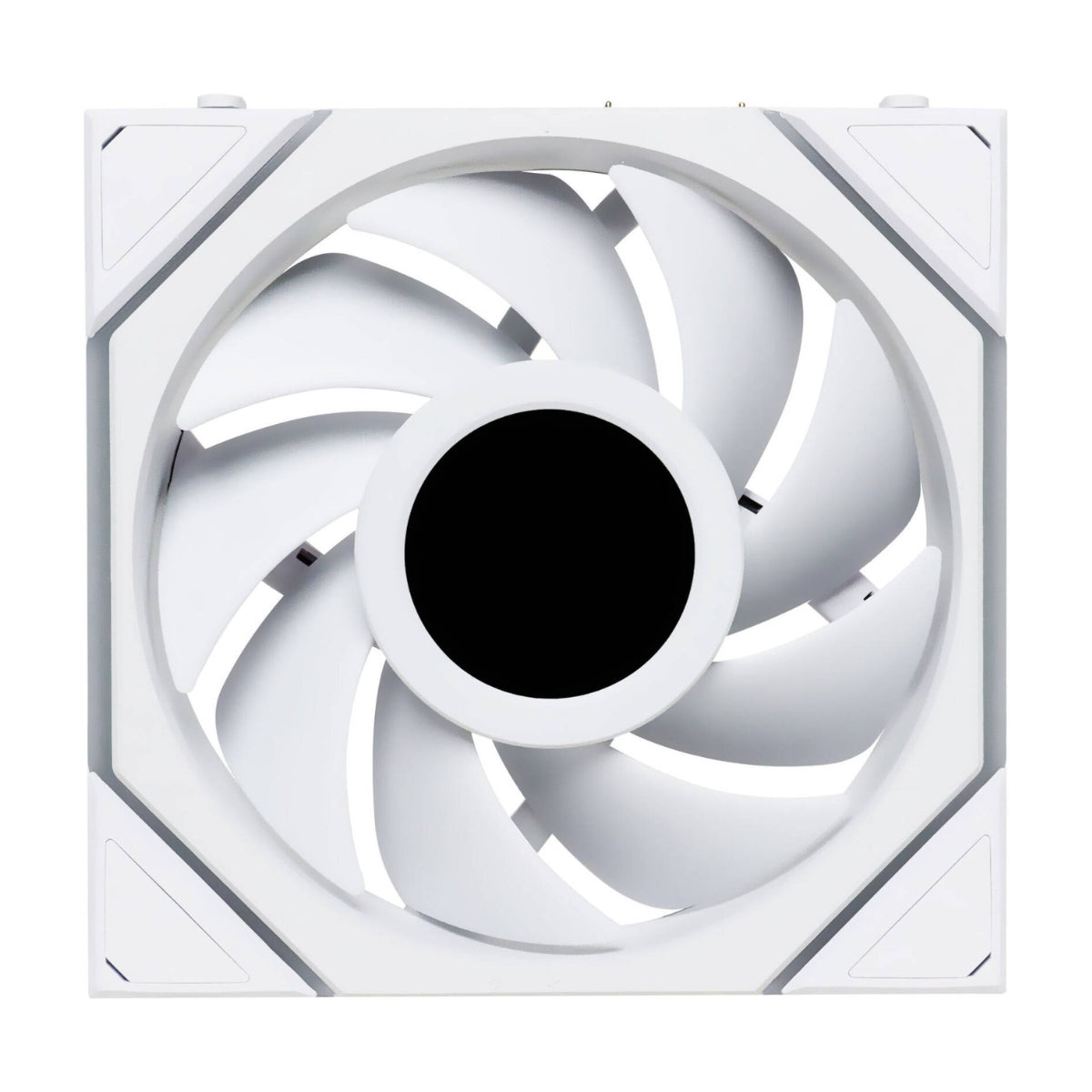 Lian-Li UNI FAN TL120 LCD Wireless Case Fan – 1900 RPM, 62 CFM Airflow, FDB Bearing, Single Pack | Black / White