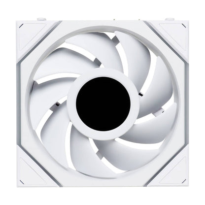 Lian-Li UNI FAN TL120 LCD Wireless Case Fan – 1900 RPM, 62 CFM Airflow, FDB Bearing, Single Pack | Black / White
