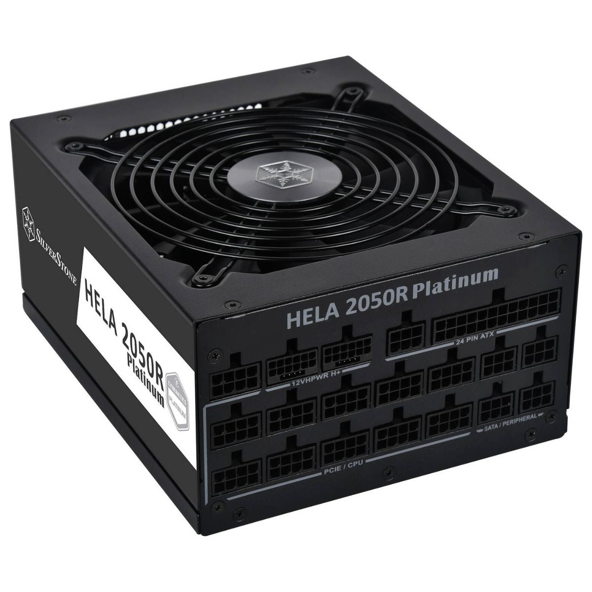 SilverStone HELA 2050R Platinum Fully Modular Power Supply, 2050W Power, Cybenetics Platinum Certified, Active PFC, All Japanese Electrolytic Capacitors, Black
