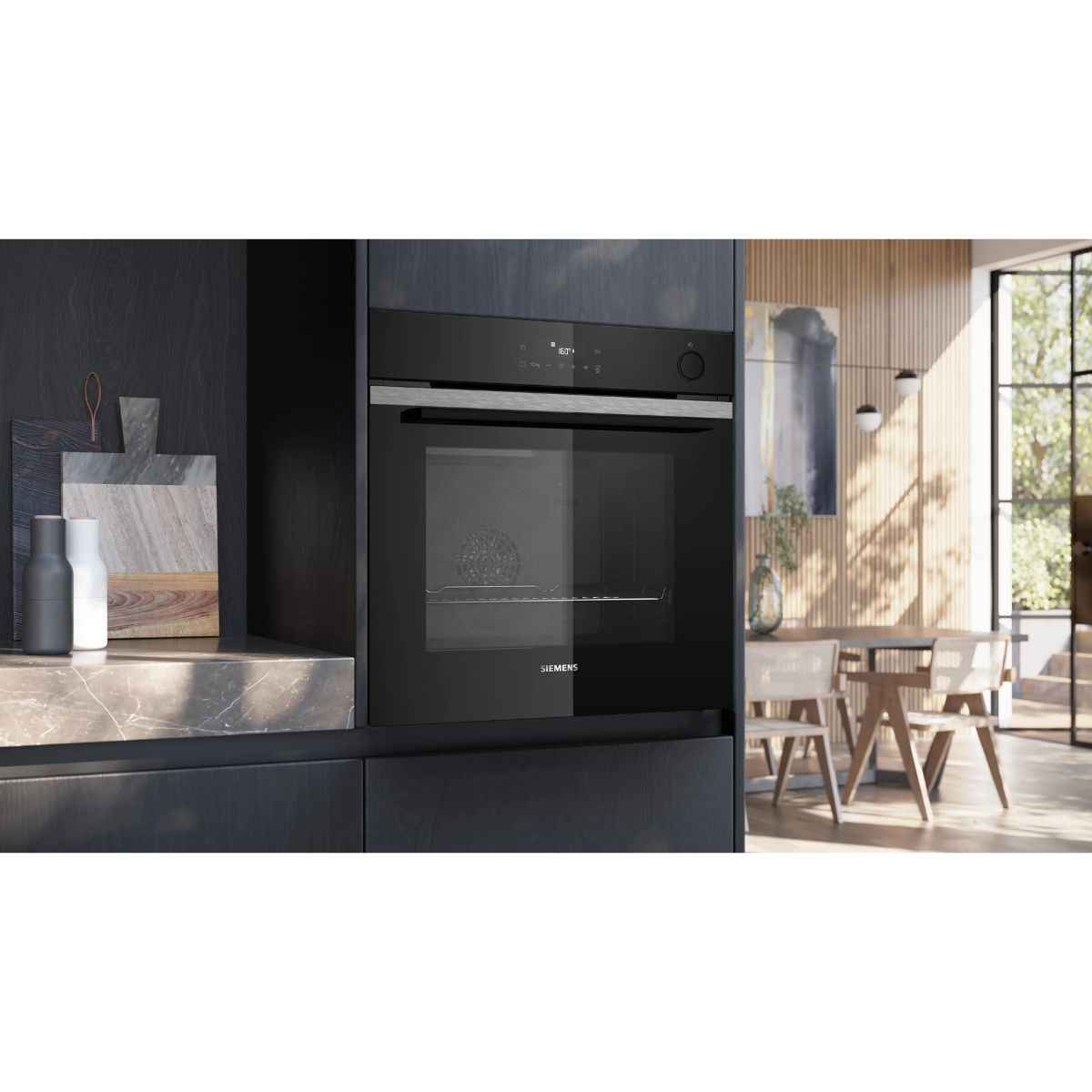 Siemens iQ300 Built-in Electric Oven (60×60cm, HR232GES3M)