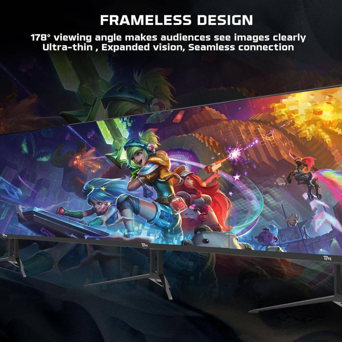 Twisted Minds Eco Series 24″ FHD Gaming Monitor – IPS, 100Hz, 1ms, Built-In Speakers | TM24FHD100IPS