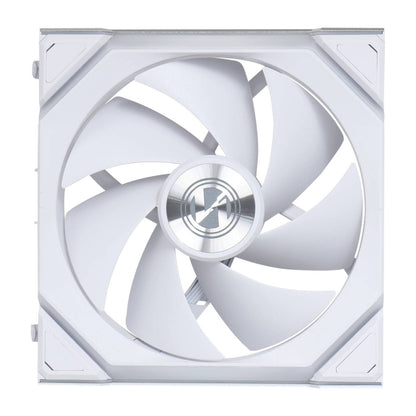 Lian-Li UNI FAN SL Wireless 120mm Case Fan – 2000 RPM, 64.05 CFM Airflow, Fluid Dynamic Bearing, Single Pack | Black / White