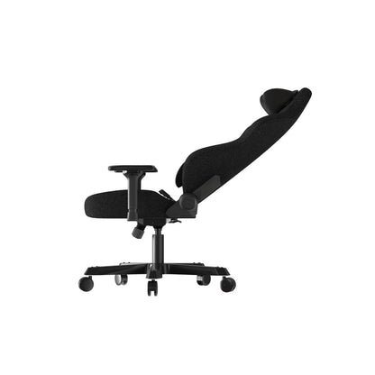 DXRacer Tank Series Gaming Chair | XXL Size | Woven Fabric Upholstery | 4D Adjustable Armrests | Magnetic Headrest & Lumbar Support | 90°–135° Reclining Backrest | Class 4 Hydraulics | Black / Gray
