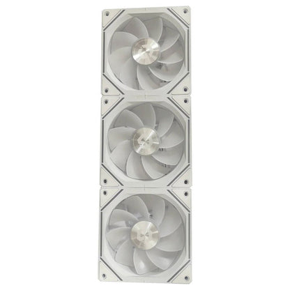 GAMEON Valkyrie I GO-VALKYRIEI-A Mid Tower Gaming Case | ATX / M-ATX / ITX | 7× 120mm ARGB+PWM Fans | 360mm Water Cooling | 400mm GPU Support | White