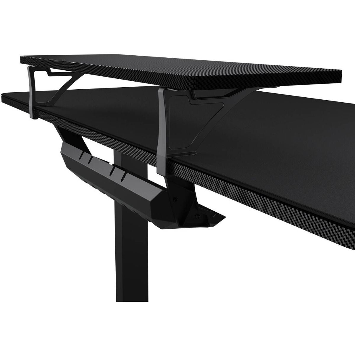 Cougar E-STAR 120 Gaming Desk – Electric Height Adjustable, Full Desk Mouse Pad, Monitor Stand, Cable Management (Black)