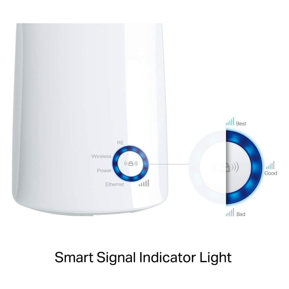 TP-Link TL-WA850RE N300 Universal Wi-Fi Range Extender, 300Mbps Wireless Speed, Ethernet Port, Plug-and-Play Design | TL-WA850RE (Cushions Missing)