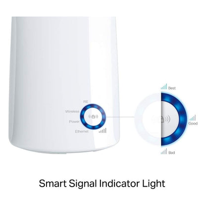 TP-Link TL-WA850RE N300 Universal Wi-Fi Range Extender, 300Mbps Wireless Speed, Ethernet Port, Plug-and-Play Design | TL-WA850RE (Cushions Missing)
