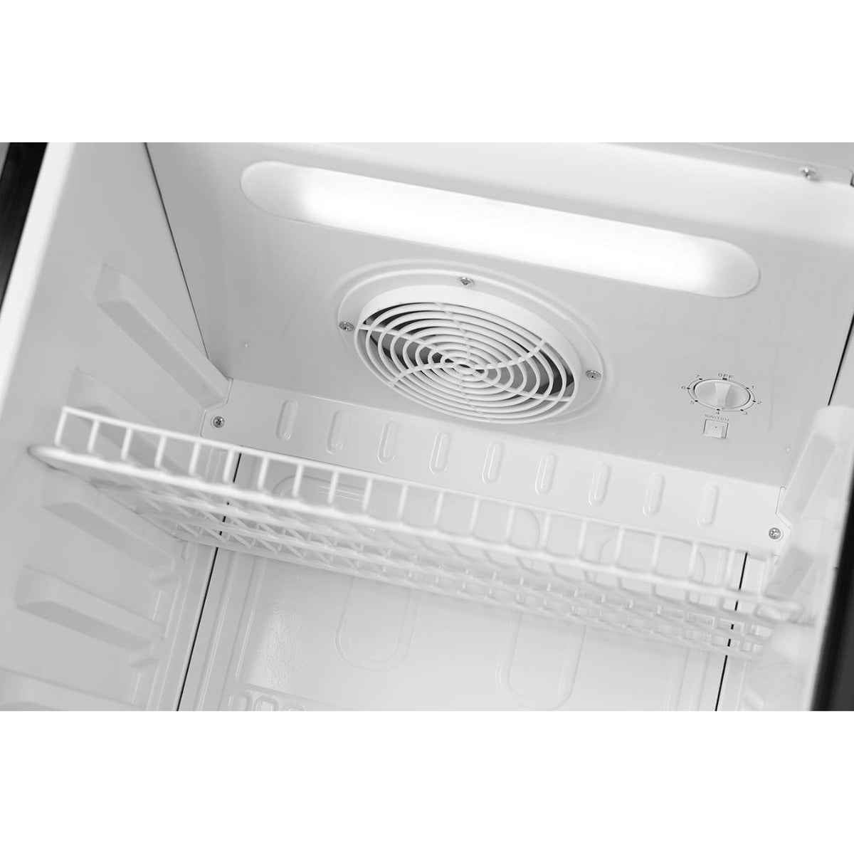 Terim TERSC320W 320L Upright Showcase Chiller – Single Door, Black Finish, Cooler for Beverage Display & Storage