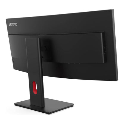 Lenovo ThinkVision T34WD-40  34" Monitor, VA Display, WQHD Resolution, 120Hz Refresh Rate, 4ms (Extreme Mode) Response Time, 1500R Curvature, 16.7m Color Display, Black