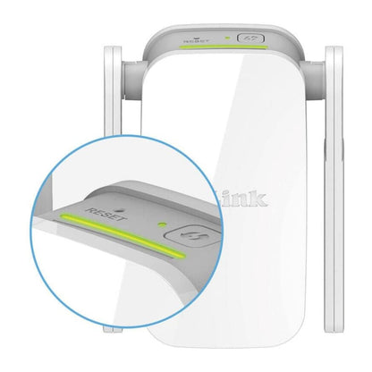 D-Link DAP-1610 Wi-Fi Range Extender & Access Point, Dual-Band Wireless Repeater, Fast Ethernet Port, Compact Wall Plug Design, White | DAP-1610