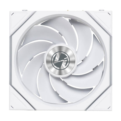 Lian-Li UNI FAN TL 120 Reverse Blade Wireless Case Fan – 2300 RPM, 83.4 CFM Airflow, FDB Bearing, Single Pack | Black / White