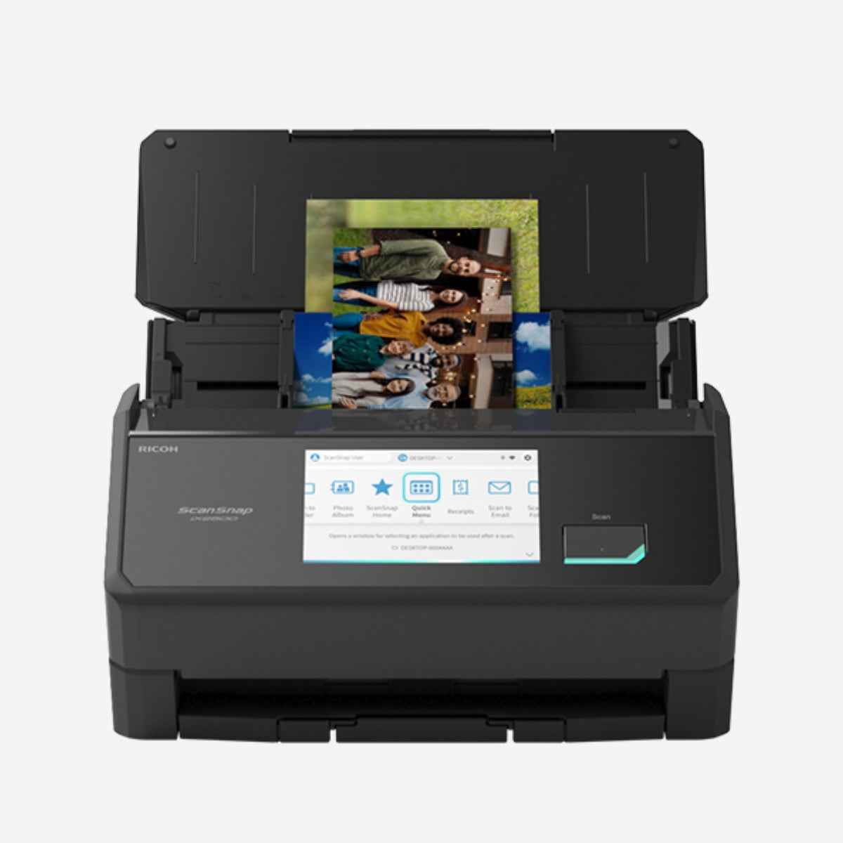 ScanSnap iX2500 Wi-Fi Enabled Touch Screen Document Scanner – Standard Edition (Black), High-Speed Duplex ADF, 600 dpi, Cloud &amp; Mobile Scanning