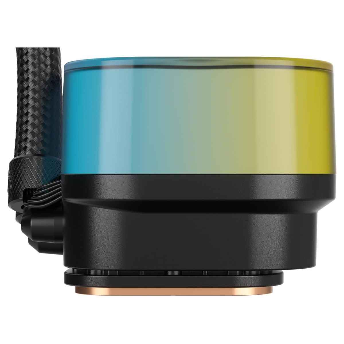 Corsair iCUE LINK H170i RGB AIO Liquid CPU Cooler, 420mm Radiator, 3x QX140 RGB Fans, 2000 RPM Fan Speed, Up to 82.5 CFM Air Flow, Copper Cold Plate, Aluminum Radiator, Black