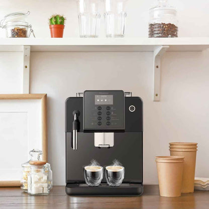 Hisense Fully Automatic Espresso Coffee Machine – HAUCMBK1S1, Black