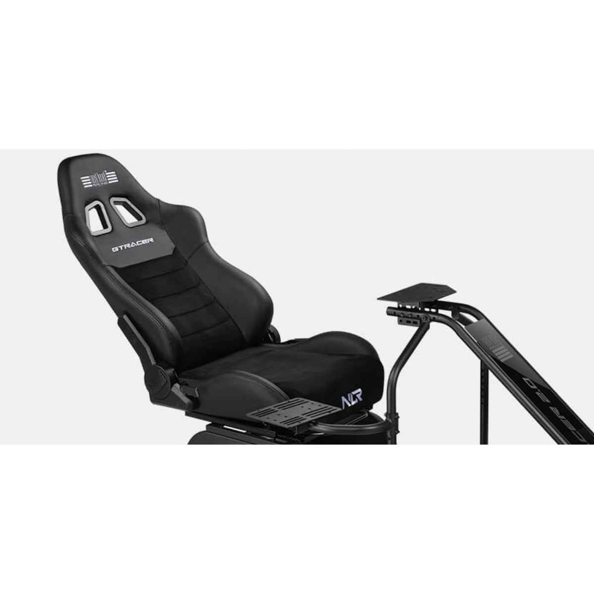 Next Level Racing GTRacer 2.0 Cockpit, Upgraded Double Recliners, Integrated Shifter & Handbrake Support, Redesigned Adjustable Pedal Tray, Improved Seat Sliders | NLR-R007