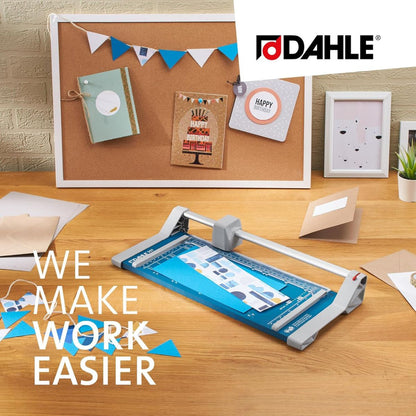 Dahle 507 Craft Creative DIN A4 Self-Sharpening Paper Trimmer | Safety Cutting Protection | Blue | DHL 00507-24040