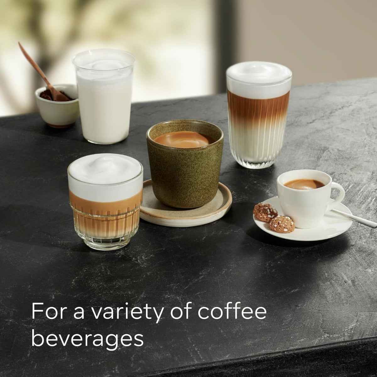 Siemens EQ300 TF301G19 Bean-to-Cup Coffee Machine – Piano Black