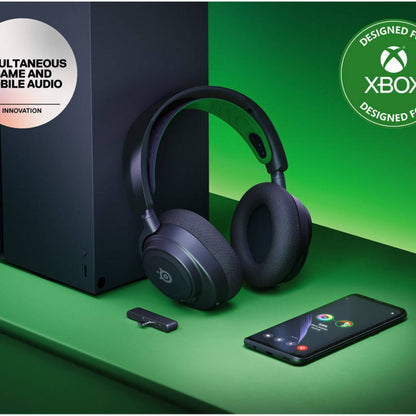 SteelSeries Arctis Nova 7X Wireless Multi-System Gaming & Mobile Headset | Nova Acoustic System | 2.4GHz + Bluetooth | 38Hr Battery | ClearCast Gen 2 Mic | Xbox Series X|S / PC / PS5 | Black, White