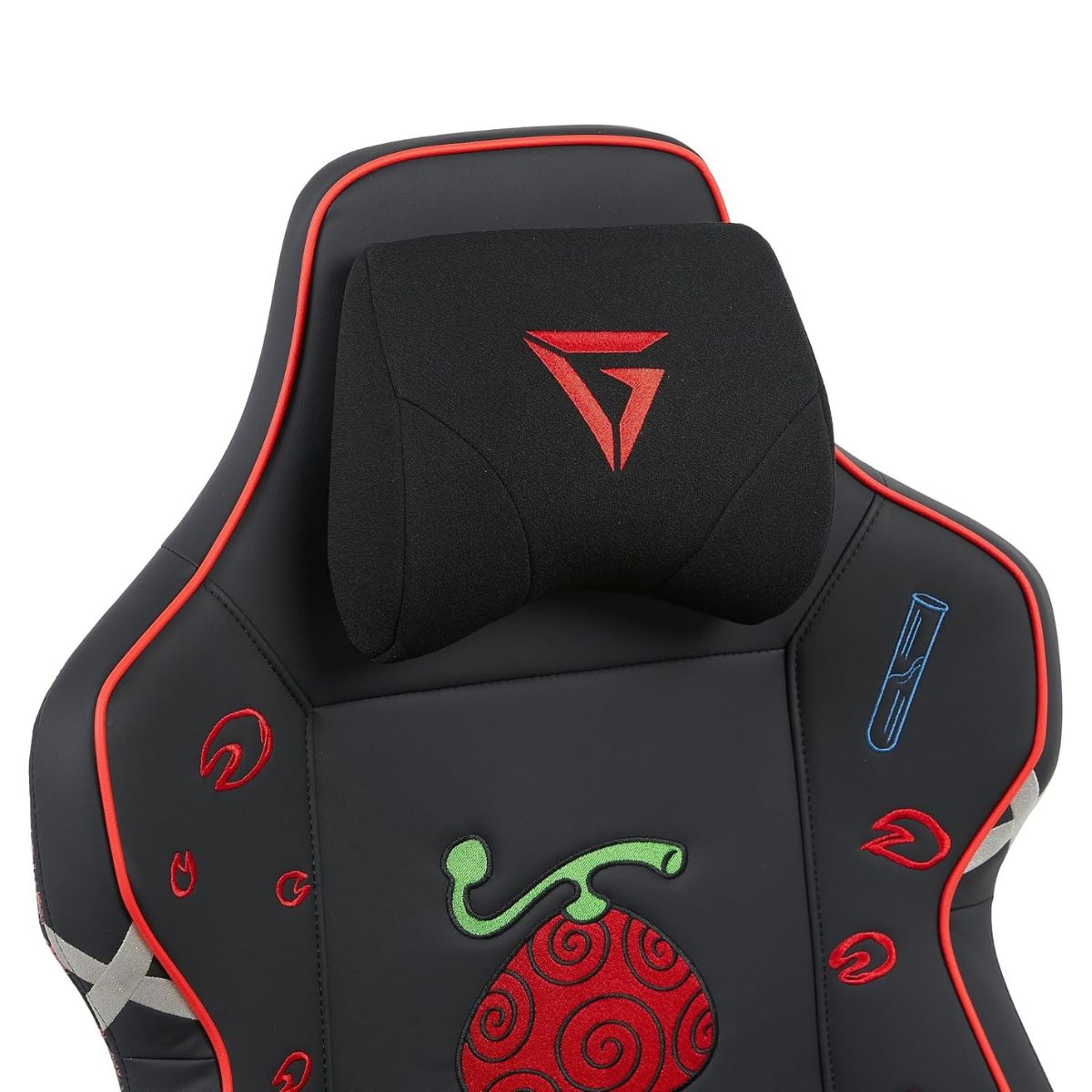 GamerTek Quest Conqueror Chopper Edition Gaming Chair | PU & Fabric | 4D Armrests | Recline | 150kg Capacity | RT00011