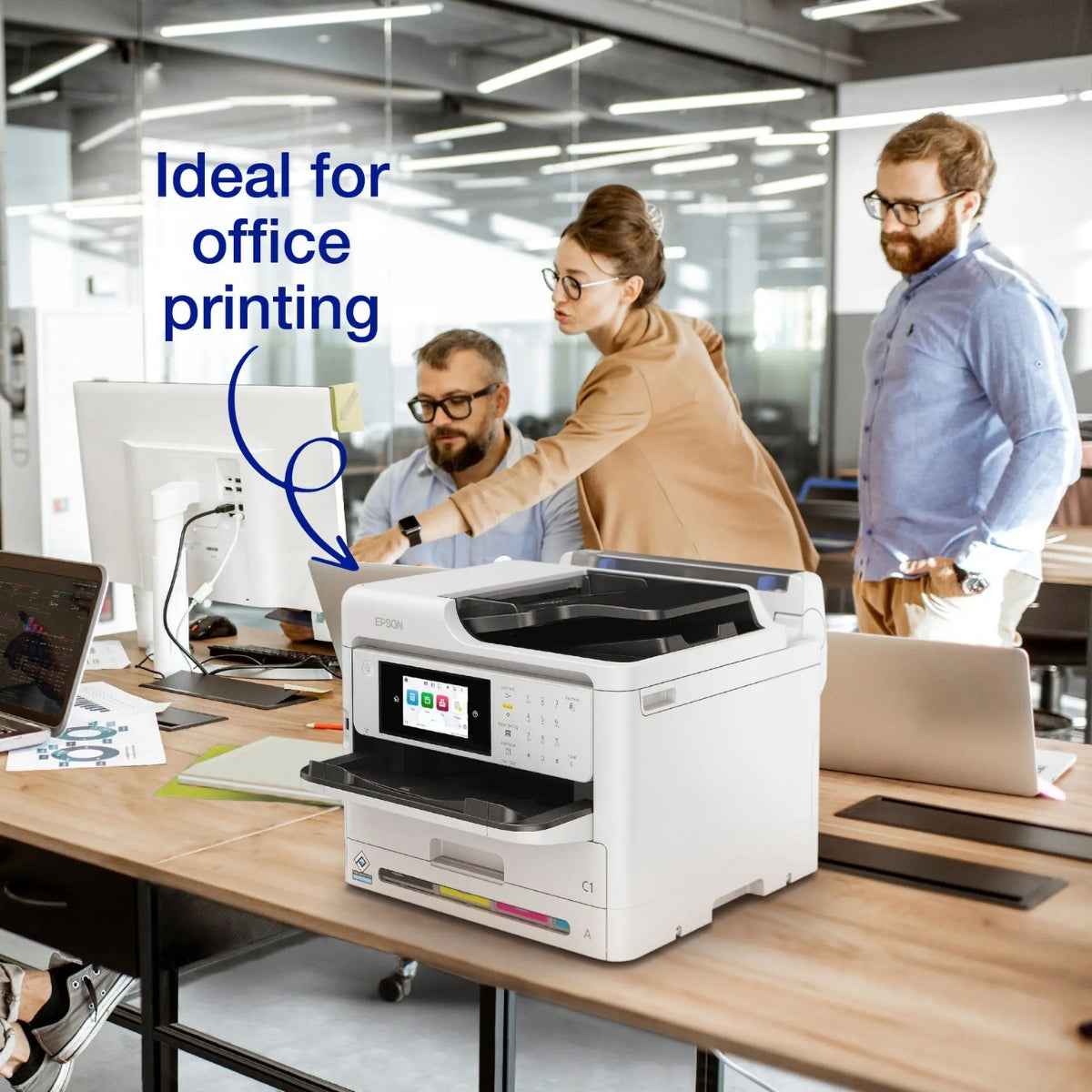 EPSON WorkForce Pro WF-C5890DWF All-in-One Inkjet Printer – Print, Scan, Copy, Fax, 34 ppm, 1200 × 2400 dpi, WiFi, Ethernet, Duplex Printing | C11CK23402BY