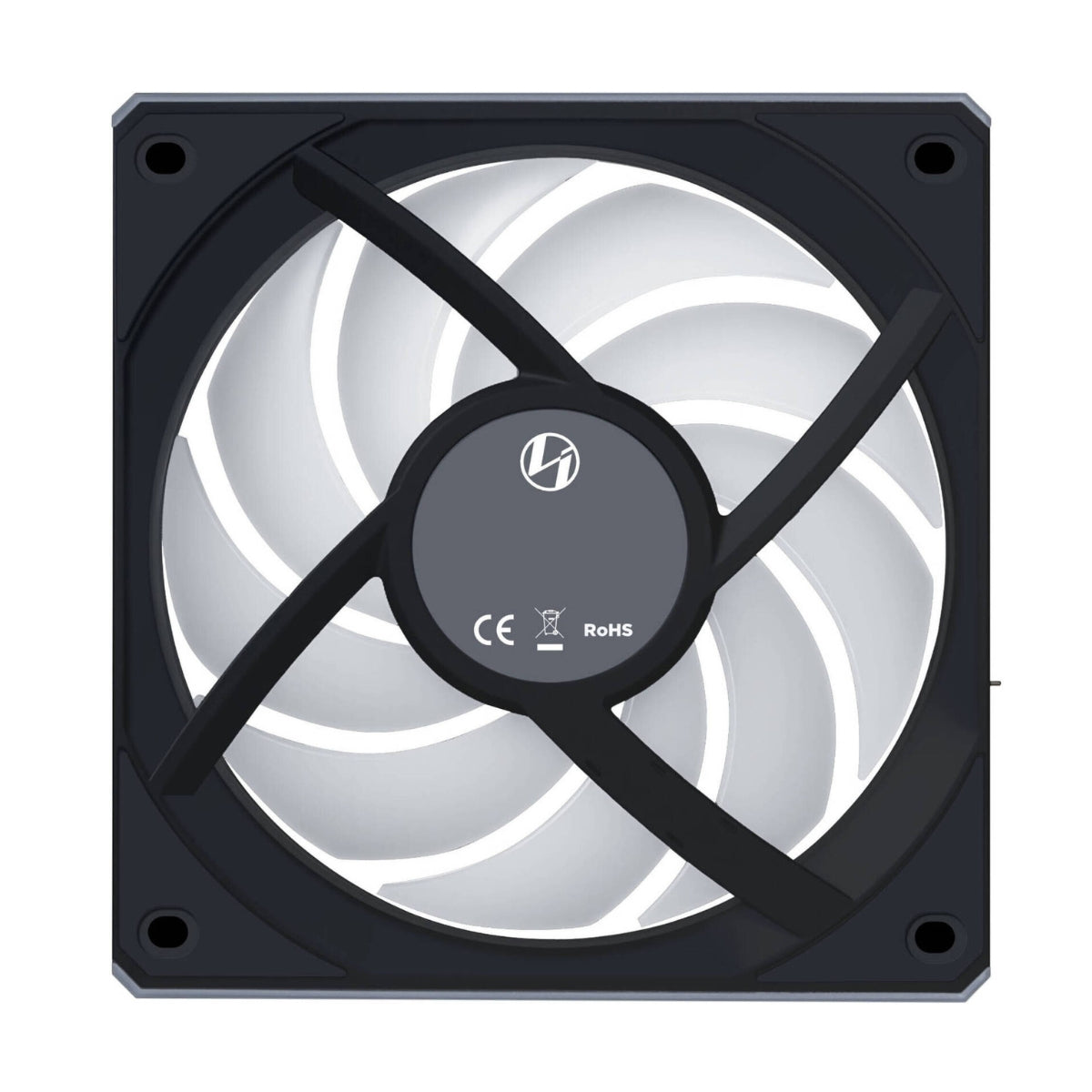 Lian-Li UNI FAN CL Wireless Reverse Case Fan – 120mm, 2100 RPM, 72.73 CFM Airflow, FDB Bearing, Pack of 3, Black | 12RCL1W3B