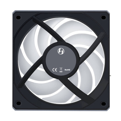 Lian-Li UNI FAN CL Wireless Reverse Case Fan – 120mm, 2100 RPM, 72.73 CFM Airflow, FDB Bearing, Pack of 3, Black | 12RCL1W3B