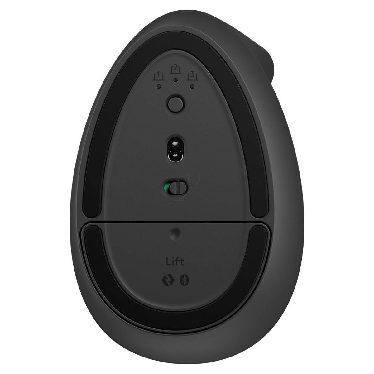 Logitech Lift Vertical Ergonomic Mouse | 4000 DPI | Logi Bolt USB Receiver | Quiet Clicks | Smart Wheel | 10m Range | Graphite | 910-006473